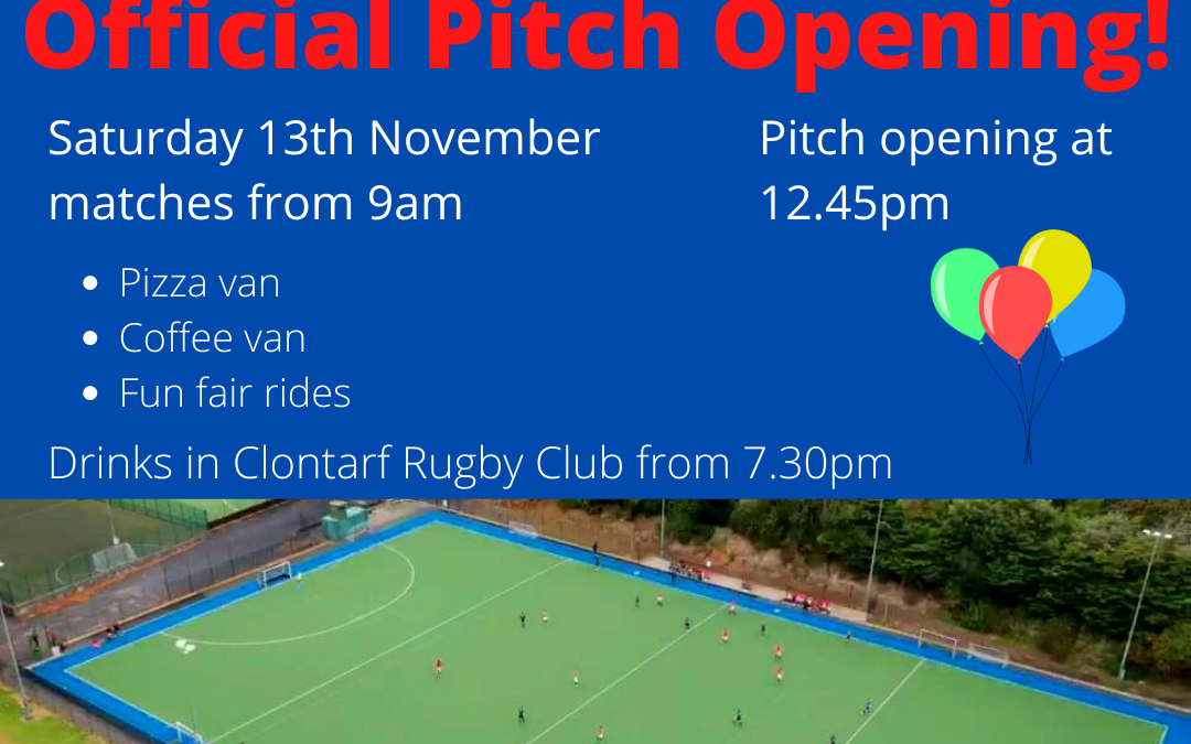 Pitch Opening: 13th November