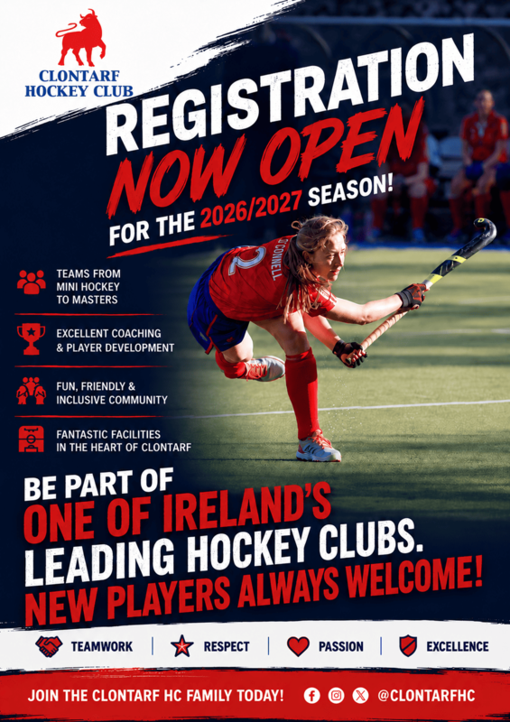 Clontarf Hockey Club Registration 2026_2027